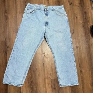 Wrangler‎ Jeans Men Size 38 Blue Hero Original Mid Rise Zip Workwear Denim